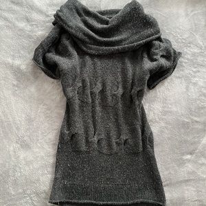 Bloomingdale’s AQUA Wool Blend Sweater Dress - with 5% Cashmere